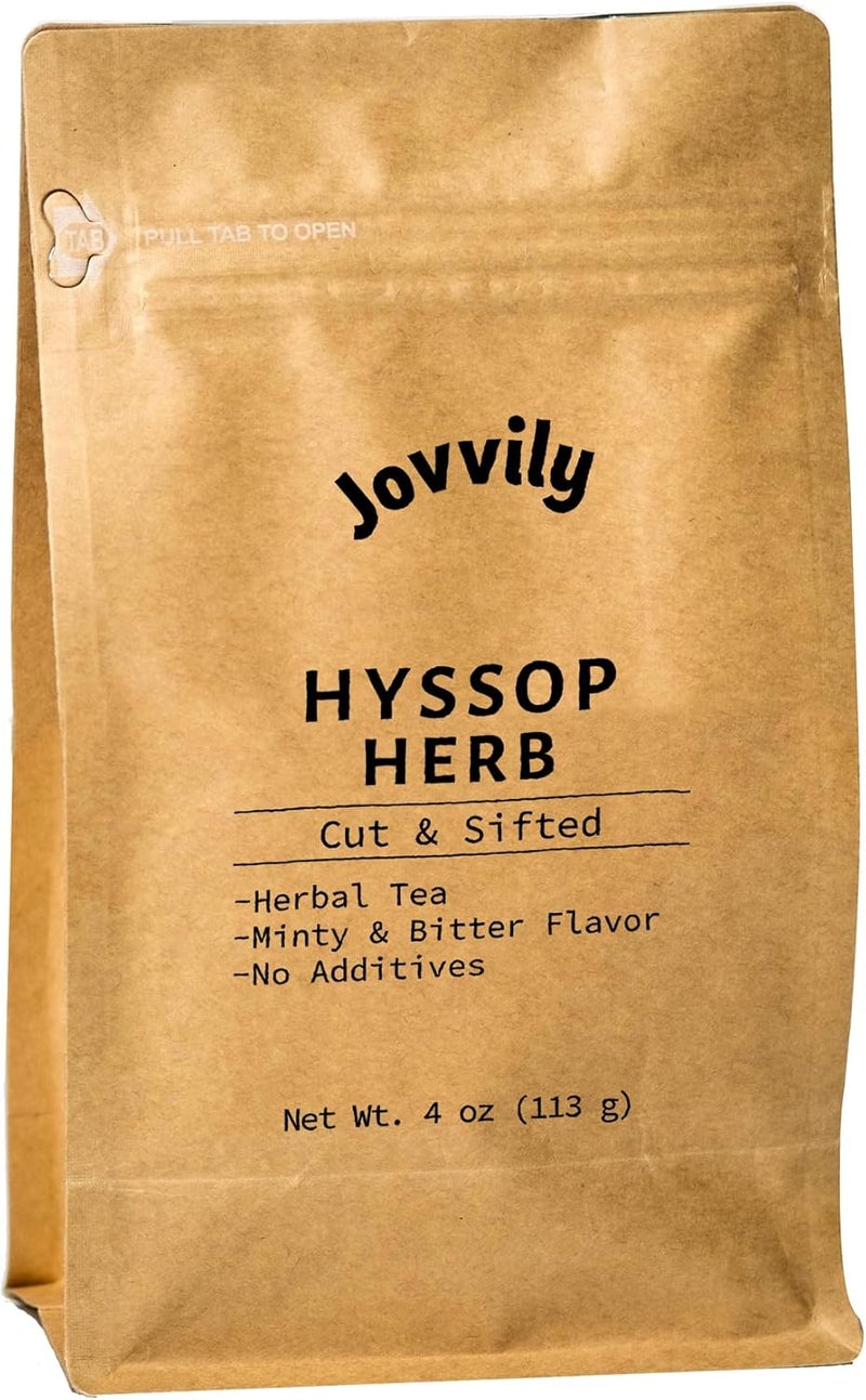 Jovvily Hyssop Herb - Herbal Tea - 4 oz - Image 1